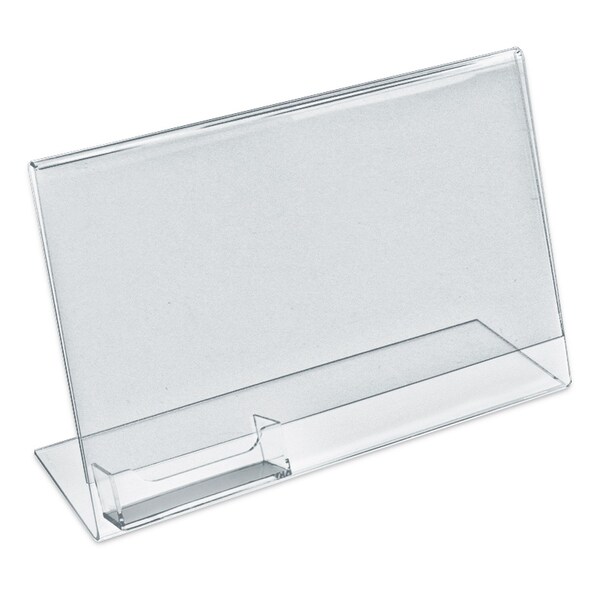 11"W x 8.5"H Angled w/ Attached Business Card Pocket, PK10